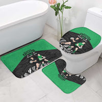 New Zealand and Ireland Rugby Bathroom Set Chicago 2025 Go All Black Shamrocks - Polynesian Pride