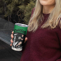 New Zealand and Ireland Rugby Tumbler Cup Chicago 2025 Go All Black Shamrocks - Polynesian Pride