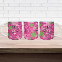 Aloha Hawaii Christmas Ceramic Mug Mele Kalikimaka Chill Flamingo Palaka Quilt Motifs LT14 - Polynesian Pride