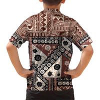 Bula Fiji Hawaiian Shirt - Unique Masi Tapa Pattern LT14 - Polynesian Pride