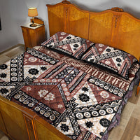Bula Fiji Quilt Bed Set Unique Masi Tapa Pattern LT14