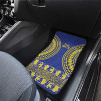 Fakaalofa Lahi Atu Niue Car Mats Siapo Pattern With Puakenikeni