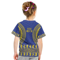 Fakaalofa Lahi Atu Niue Kid T Shirt Siapo Pattern With Puakenikeni LT14 - Polynesian Pride