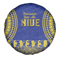 Fakaalofa Lahi Atu Niue Spare Tire Cover Siapo Pattern With Puakenikeni LT14 - Polynesian Pride