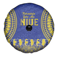 Fakaalofa Lahi Atu Niue Spare Tire Cover Siapo Pattern With Puakenikeni LT14 - Polynesian Pride