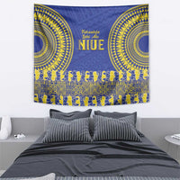 Fakaalofa Lahi Atu Niue Tapestry Siapo Pattern With Puakenikeni LT14 - Polynesian Pride