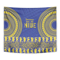Fakaalofa Lahi Atu Niue Tapestry Siapo Pattern With Puakenikeni LT14 - Polynesian Pride