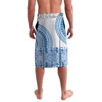 Niue Language Week Lavalava The Rock Coconut Crab - Siapo Blue Pastel