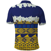 Tokelau Language Week Polo Shirt Tokelauan Tuluma With Gardenia Thunbergia