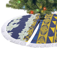 Tokelau Language Week Tree Skirt Tokelauan Tuluma With Gardenia Thunbergia LT14 - Polynesian Pride