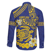 Te Vaiaho o te Gagana Tokelau Family Matching Off Shoulder Maxi Dress and Hawaiian Shirt Polynesian Turtle - Malo Ni!