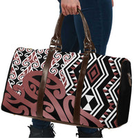 New Zealand Travel Bag Aotearoa Kowhaiwhai Mix Taniko Art - Polynesian Pride
