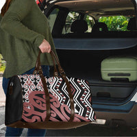 New Zealand Travel Bag Aotearoa Kowhaiwhai Mix Taniko Art - Polynesian Pride