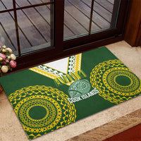 Avaiki Cook Islands Rugby Rubber Doormat Kuki Airani Tatau Green LT14 - Polynesian Pride