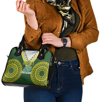 Avaiki Cook Islands Rugby Shoulder Handbag Kuki Airani Tatau Green LT14 - Polynesian Pride