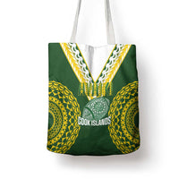Avaiki Cook Islands Rugby Tote Bag Kuki Airani Tatau Green LT14 - Polynesian Pride