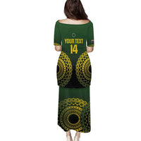 Custom Avaiki Cook Islands Rugby Family Matching Puletasi and Hawaiian Shirt Kuki Airani Tatau Black - Polynesian Pride