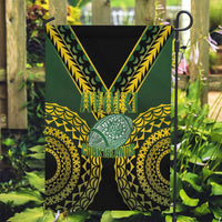 Avaiki Cook Islands Rugby Garden Flag Kuki Airani Tatau Black LT14 Garden Flag Black - Polynesian Pride