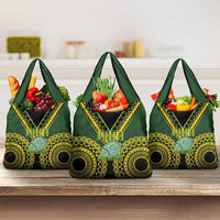 Avaiki Cook Islands Rugby Grocery Bag Kuki Airani Tatau Black LT14 3-pack One Size Black - Polynesian Pride