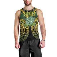 Custom Avaiki Cook Islands Rugby Men Tank Top Kuki Airani Tatau Black LT14 - Polynesian Pride