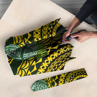 Avaiki Cook Islands Rugby Umbrella Kuki Airani Tatau Black LT14 - Polynesian Pride