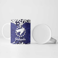 Personalised Cook Islands Pukapuka Ceramic Mug Tiare Maori Polynesian Waves Tattoo
