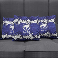 Personalised Cook Islands Pukapuka Pillow Cover Tiare Maori Polynesian Waves Tattoo