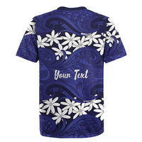 Personalised Cook Islands Pukapuka Rugby Jersey Tiare Maori Polynesian Waves Tattoo