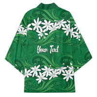 Personalised Cook Islands Rarotonga Kimono Tiare Maori Polynesian Waves Tattoo LT14 - Polynesian Pride