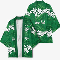 Personalised Cook Islands Rarotonga Kimono Tiare Maori Polynesian Waves Tattoo LT14 - Polynesian Pride