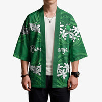 Personalised Cook Islands Rarotonga Kimono Tiare Maori Polynesian Waves Tattoo LT14 - Polynesian Pride