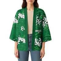 Personalised Cook Islands Rarotonga Kimono Tiare Maori Polynesian Waves Tattoo LT14 - Polynesian Pride