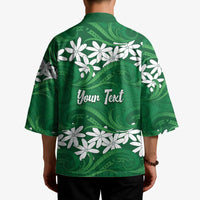 Personalised Cook Islands Rarotonga Kimono Tiare Maori Polynesian Waves Tattoo LT14 - Polynesian Pride