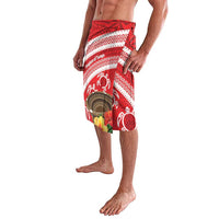 Kingdom Of Tonga Emancipation Day Lavalava Tongan Ngatu With Kumete Red