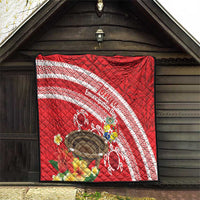 Kingdom Of Tonga Emancipation Day Quilt Tongan Ngatu With Kumete Red