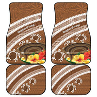 Kingdom Of Tonga Emancipation Day Car Mats Tongan Ngatu With Kumete Brown