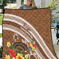 Kingdom Of Tonga Emancipation Day Quilt Tongan Ngatu With Kumete Brown