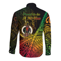 Polynesian Pride Vanuatu Long Sleeve Button Shirt Proud To Be A Ni-Van LT14 - Polynesian Pride