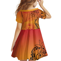 French Polynesia Manta Ray Tattoo Family Matching Mermaid Dress and Hawaiian Shirt Tahiti Hahalua Tiare Maori Gradient Style LT14 - Polynesian Pride