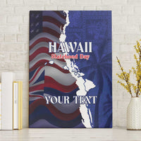 Personalized Hawaii Statehood Day Canvas Wall Art 66th Anniversary - Polynesian Pride