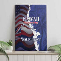Personalized Hawaii Statehood Day Canvas Wall Art 66th Anniversary - Polynesian Pride