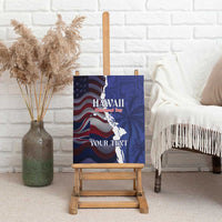 Personalized Hawaii Statehood Day Canvas Wall Art 66th Anniversary - Polynesian Pride
