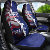 Personalized Hawaii Statehood Day Car Seat Cover 66th Anniversary LT14 - Polynesian Pride
