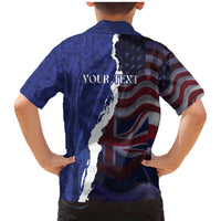 Personalized Hawaii Statehood Day Family Matching Mermaid Dress and Hawaiian Shirt 66th Anniversary - Polynesian Pride