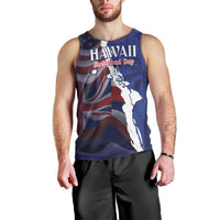 Personalized Hawaii Statehood Day Men Tank Top 66th Anniversary - Polynesian Pride
