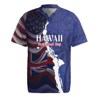Personalized Hawaii Statehood Day Rugby Jersey 66th Anniversary LT14 Blue - Polynesian Pride