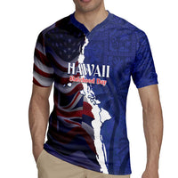 Personalized Hawaii Statehood Day Rugby Jersey 66th Anniversary LT14 - Polynesian Pride