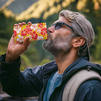 Yellow Hawaii Hibiscus 4 in 1 Can Cooler Tumbler Tropical Flowers Seamless Pattern - Polynesian Pride