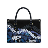 Polu Aloha Hawaii Lei Leather Bag Tropical Flowers Elegant Vibe - Polynesian Pride