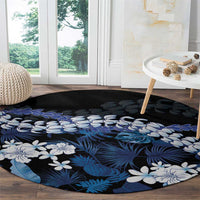 Polu Aloha Hawaii Lei Round Carpet Tropical Flowers Elegant Vibe - Polynesian Pride